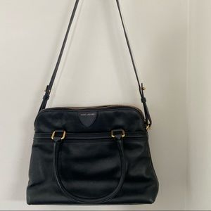 Black leather Marc Jacobs purse